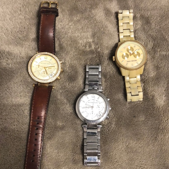 Michael Kors Accessories - Michael Kors watches 75$ for all three